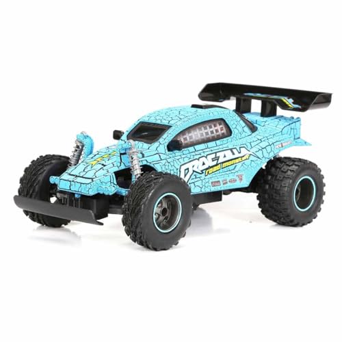 Voiture télécommandée 1:16 Croc-Zilla bleue pour course en extérieur