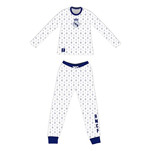 smartketing RM Pijama Hombre Invierno, Mujer, Blanco, One Size