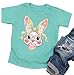 LAZYCHILD Toddler Boys Girls Easter Shirts Kids Baby Bunny T-Shirt Cute Leopard Bunnies Shirt Easter Toddler Graphic Tee
