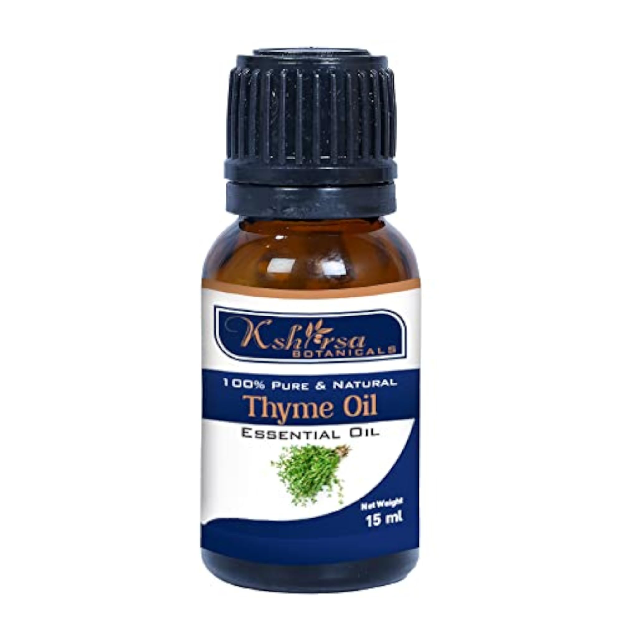 100% Pure Natural Thyme Oil, 15 ML