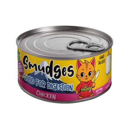 Smudges Cat Kitten Canned Food in Gravy Tin 60gm (Pack of 24 cans) - Chicken (B0CW9ZQVCM) Amazon Price History, Amazon Price Tracker