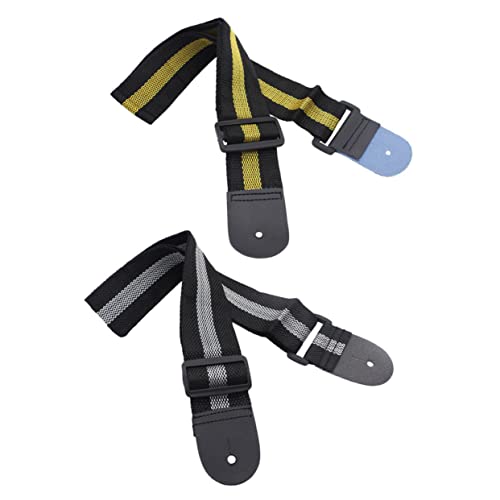 NUSITOU 2Pcs Sangle De Guitare Accessoires De Basse Accessoires De Guitare Électrique Accessoires Vintage Sangles De Guitare Acoustique Sangle De Guitare Basse Large Sangle De Guitare - Les Beatles, Paul McCartney, John Lennon, RIngo Starr, George Harrison NUSITOU 2Pcs Sangle De Guitare Accessoires De Basse Accessoires De Guitare Électrique Accessoires Vintage Sangles De Guitare Acoustique Sangle De Guitare Basse Large Sangle De Guitare