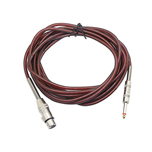 XLR naar 1/4 microfoonkabel,XLR vrouwelijk naar 1/4 TS,Microfoonsnoer Balanced 6,35 mm Mono Plug naar XLR 3Pin voor… - Image 8