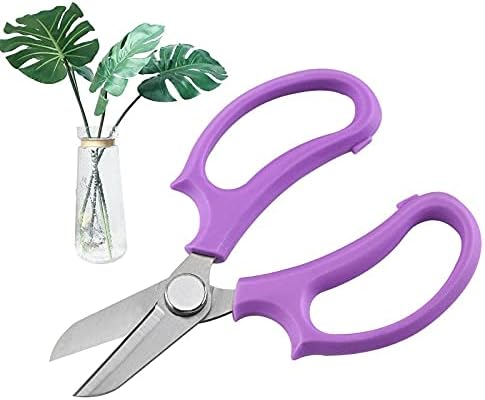 Craft Scissors Flower Scissors Stainless Steel Kitchen Garden Pruning Scissors Tree Shears Gardening Scissors Branch Pruner Cutter Flower Shop Scissors
