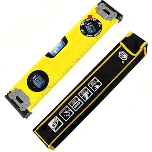 Image of BJDSI Level 16 inch,Powerful Magnetic,Aluminum Alloy,3 Bubble Level,Metric Scales.