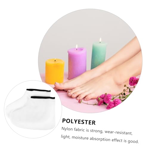 Mikikit 2pares Mascarilla Exfoliante Para Pies Guantes Botines Parafina Baño Cubrepiés Cera Spa Manos Cuidado Pies - imagen 9