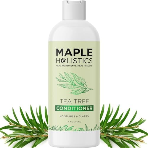 Tea Tree Conditioner for Dry Hair - Tea Tree Oil Conditioner for Oily Hair and Sulfate Free Conditioner for Dry Hair - Cleansing Conditioner and Tea Tree Dry Scalp Care with Tea Tree Oil for Hair