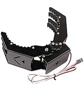 Mechanical Robot Arm Claw/Gripper Robot Gripper (Black Mechanical Claw with servo)