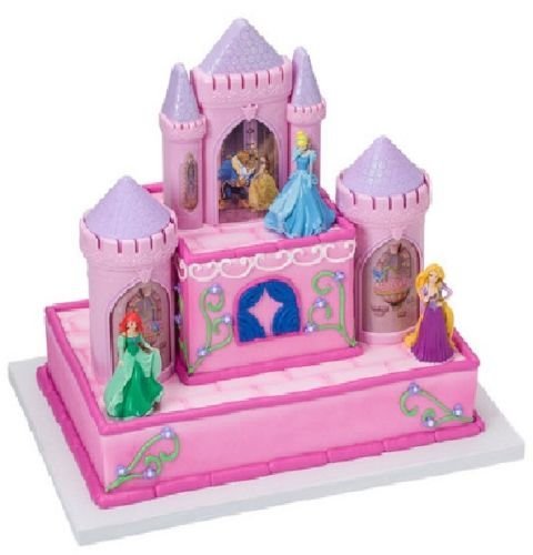 Cakedrake Princess Castle Happily Ever After Signature Birthday Party Cake Decoset Topper #TOP2