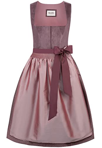 Stockerpoint Damen Malve Midi Dirndl, aubergine, 36