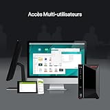 Asustor AS5402T Nimbustor 2 Gen2 - Serveur NAS 2 Baies, Quad-Core 2.0GHz CPU, 4 emplacements M.2...