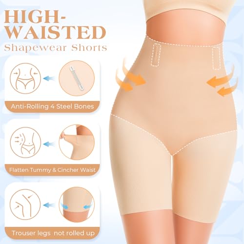 NaTen Women's Padded Body Shapewear High Waisted Hip Enhancer Butt Lifter Thigh Slimmer Seamless Fake Hip Panties3
