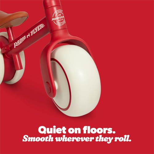 Image of Radio Flyer Steady Start Balance Bike, for Kids Ages 1-3, Red