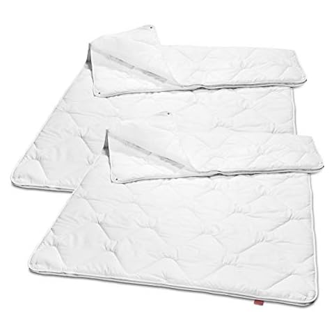 sleepling 191129 2er Set Basic 100 4-Jahreszeiten Bettdecke Cover