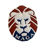MIG Atlanta MAGA Lion Magnet - 3.25"x2.5" Magnetic Sheet for Refrigerator, Lockers, Signs - Glow in The Dark Trump
