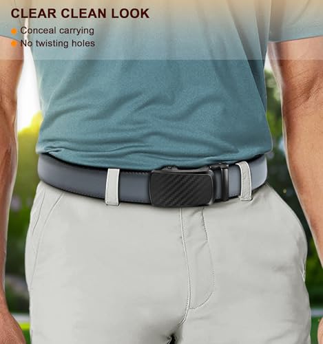 Image of BULLIANT Men Belt Customizing-Ratchet Belts Strap Buckle Individual For Repalcement or Self-Assembling 1 3 /8 inch-Cut for Fit