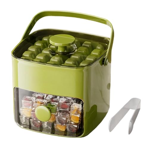 Jubepk Cubitera reutilizable con tapa de prensado, para cócteles, enfriamiento de vino, autocaravana, camping, viajes, hogar, restaurantes, picnics y