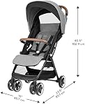 Evenflo Poussette de voyage légère en or Otto auto-pliant (Mois)