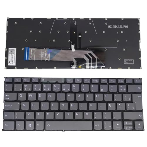Clavier rétroéclairé brésilien pour Lenovo IdeaPad C340 14