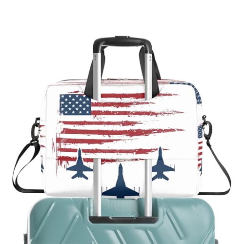Bolso para portátil 15.6-16 pulg diseño bandera EE.UU. miniatura 7