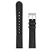 Full Grain Leather Watch Band for Fossil Q Ventrue,18MM Genuine Leather Band with Quick Released Pins for Q Venture and MK Sofie/Access Runway Smartwatch-Black
