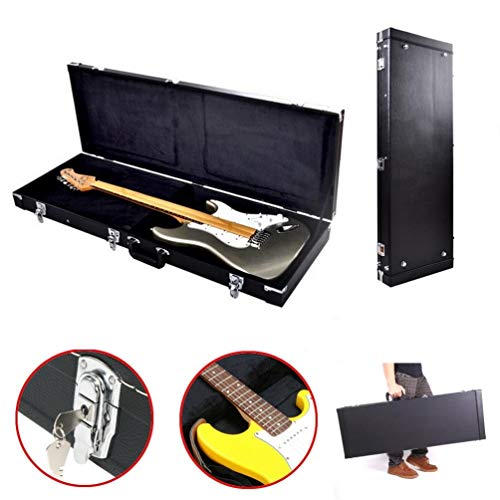 EXCEART Guitare Électrique Hard Shell Case Portable Square Guitar Case Housse de Transport de Protection Sac pour… - Les Beatles, Paul McCartney, John Lennon, RIngo Starr, George Harrison EXCEART Guitare Électrique Hard Shell Case Portable Square Guitar Case Housse de Transport de Protection Sac pour… – Image 8