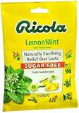 Ricola Sugar Free Herb Throat Drops Lemon Mint - 19 ct, Pack of 3