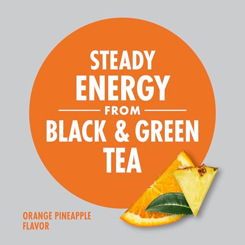 Image of V8 +Energy Orange Pineapple Juice Energy Drink, 8 fl oz Can (Pack of 5)
