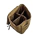 Marine Storage Bag for Canoe Boat Gear Organizer with Mesh Design, Waterproof Nylon Tackle Box Holder for Accessories, Beer, Water Bottles, Camping - Black