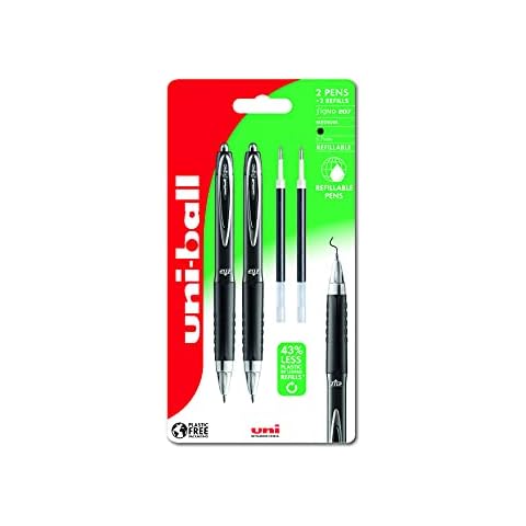 uni-ball UMN-207 Rollerball Gel Pens with Refills Cover