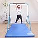 RitFit Gymnastics Bar for Kids, Gymnastics Equipment Bar for Home and Gym, Kip Bar and Adjustable Indoor Monkey Bars for 3-8 Toddlers with 330LB Capacity, Junior Horizontal Training bar (Blue)