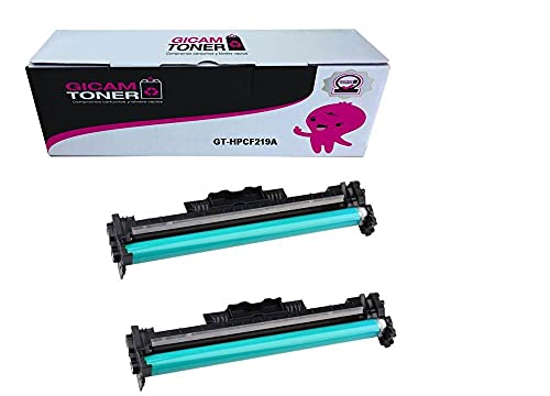 GICAM Toner CF219A X 2 UNID Tambor Compatible con HP CF219A Drum. Alto Rendimiento Válido para Impresoras: LaserJet Pro M102w / MFP M130nw / M102a / MFP M130a / MFP M130fn / MFP M130fw
