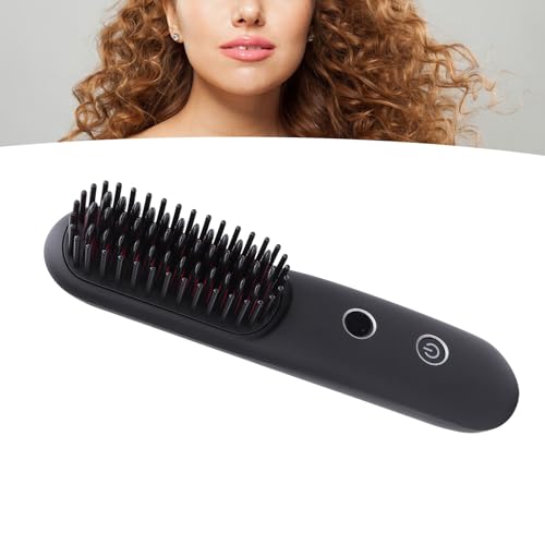 Plancha para el cabello inalámbrica Yinhing con iones negativos, calentamiento rápido en 20 s, apta para todo tipo de cabello, diseño portátil y compacto, batería de 6400 mAh miniatura 2