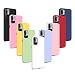 Produktbild 9X Kompatibel mit Xiaomi Redmi Note 10 5G/ Poco M3 PRO 5G Hülle, Dünn Tasche Schutzhülle Weiche TPU Silikon Handyhülle Case - Schwarz,Rot,Weiß,Dunkelblau, Minzgrün,Pink, Dunkelpink,Helles Lila,Gelb