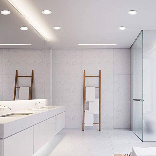 Downlight LED 6W para iluminación de baño y techo de cocina moderna 7