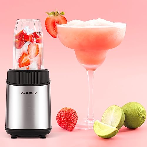 Abuler Personal Blender For Shakes And Smoothies 900W Smoothie Blender, 12 Pieces With 18 Oz(2.2Cups) *2 To-Go Cups, Smoothie Maker Bullet Blender For Protein Drinks, Spices, Bpa Free #TOP7
