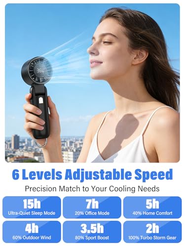 Portable Camping Fan Rechargeable LED
