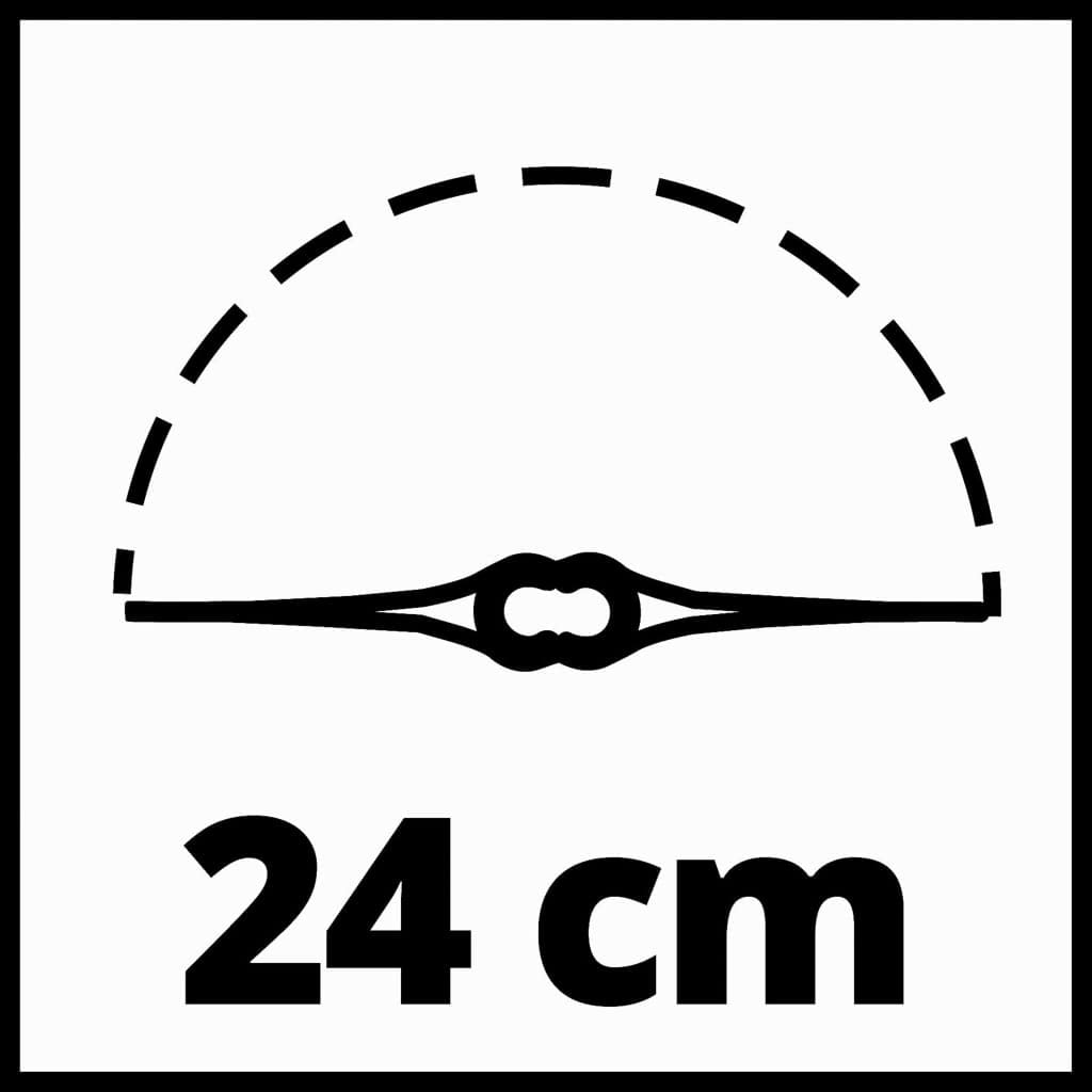 Einhell recortabordes a batería - GC-CT 18/24 Li P-Solo Power X-Change. 8500 rpm, ancho de corte de 24 cm, carcasa y empuñadura resistente a los impactos, incl. 20 cuchillas, sin batería/cargador