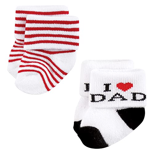 Image of Hudson Baby Baby 8-pack Cotton Rich Newborn and Terry Socks