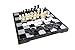 Produktbild Quantum Abacus Magnetisches Brettspiel 2-in-1 (Premium Größe): Schach, Dame - magnetische Spielsteine, Spielbrett zusammenklappbar, 25cm x 25cm x 2cm, Mod. SC2680 (DE)
