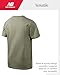 New Balance Boys Shirts - Athletic Performance Dry Fit Boys Tshirts, Soft Crewneck Short Sleeve Shirts for Boys, Size 8, Olive Leaf