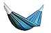 Merry Xmas Canvas Striped Outdoor Hammock/outdoor Bed(Blue)