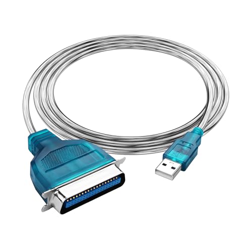 SinLoon Câble adaptateur USB vers port parallèle USB vers IEEE1284 CN36 pour imprimante (1.4m/4.5FT)