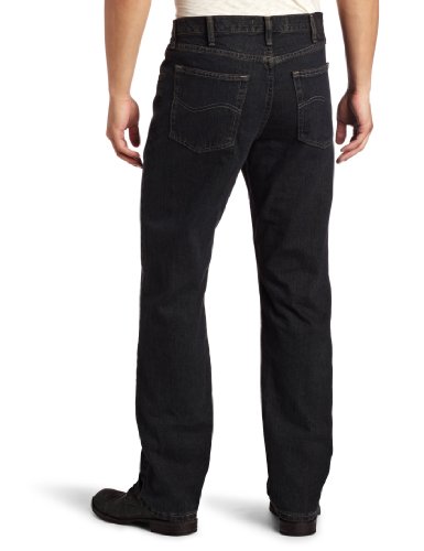 Image of Lee Men's Cotton Blend and Polyester Regular Fit Straight Leg Jeans