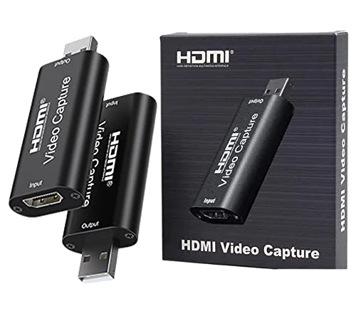 Image of Microware HDMI to USB 2.0 Audio Video Capture Card, High Definition Full HD 1080p 30fps Record via DSLR Camcorder Action Cam for Acquisition, Live Streaming, Gaming, Teaching, Conference