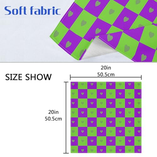 Servilletas de tela cuadradas 50.5x50.5 cm pack 4 miniatura 6