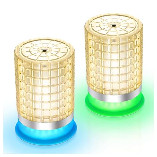Ni-SHEN Long Distance Touch Lamps with Table Lamp Design,Connection Relationship Gift for Loved Ones,Friends,Family,WiFi Touch Lamps Night Light Over 16 Million Colors,App Setup (Set of 2)
