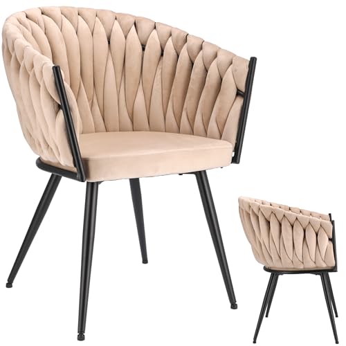 JUMI MOLTO silla beige patas negro