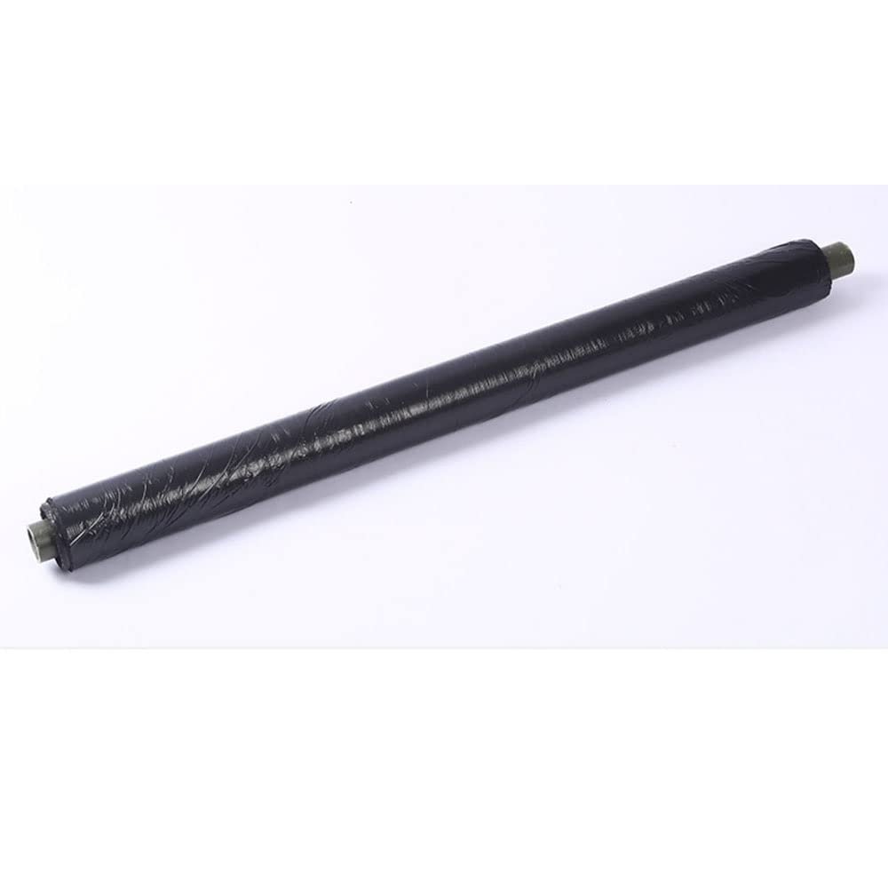 PE-Mulchmattenstoff, 2,5 Kg / 5,5 Kg Landwirtschaftliche Schwarze Mulchfolie Gewächshauspflanzung Schwarzer Kunststofffolie (Color : 5.5kg 0.8x610m)