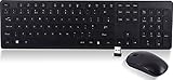 Máxima productividad. Mínimo ruido: el combo de teclado y mouse inalámbrico Olsen & Smith proporciona todo lo que necesitas para la máxima productividad en el trabajo, en tu oficina en casa o en movimiento. Las unidades son compactas para una máxima eficiencia de espacio, y ambas unidades cuentan con funciones inteligentes de ahorro de energía para maximizar la eficiencia energética y la duración de la batería. El teclado cuenta con teclas ultra silenciosas para evitar molestar a los que te rodean, y patas para elevarlo a un ángulo más favorable.